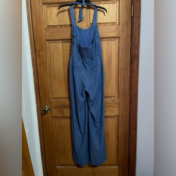 Measurements updated. Anthropologie Sharlene halter jumpsuit - Picture 7 of 16